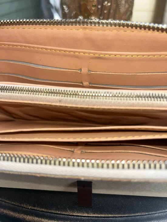 Louis Vuitton Multicolor Monogram White Canvas Zip Wallet - Picture 7 of 7